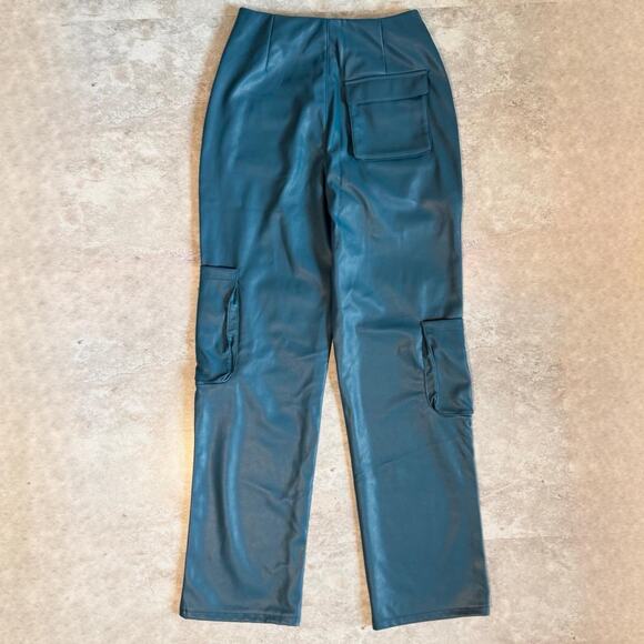 Afrm Sigmund Faux Lather Cargo Pants - Picture 4 of 6
